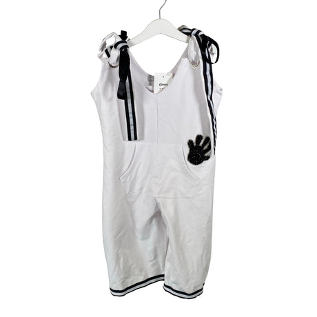 Unisex To Be Too - Short overalls, size 146 - 152 - White ()
