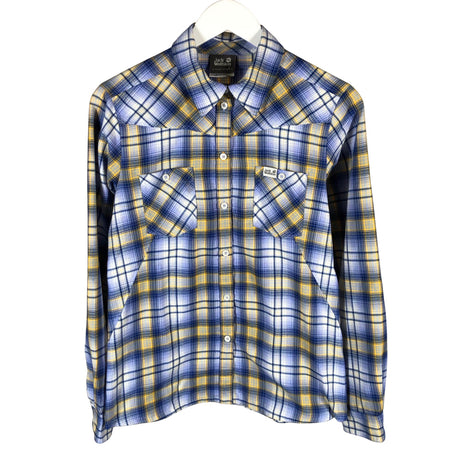 Unisex Jack Wolfskin - Flannel shirt, size 36 - Light blue ()