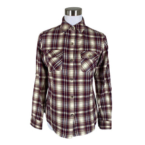 Unisex Ivalo - Flannel shirt, size 38 - Wine red (1)