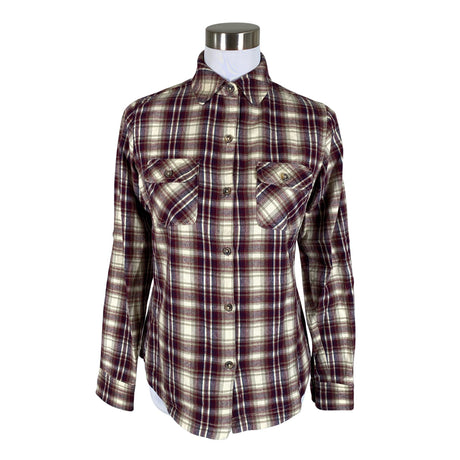 Unisex Ivalo - Flannel shirt, size 38 - Wine red ()
