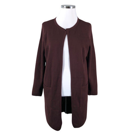 Unisex Global - Cardigan, size 44 - Brown ()