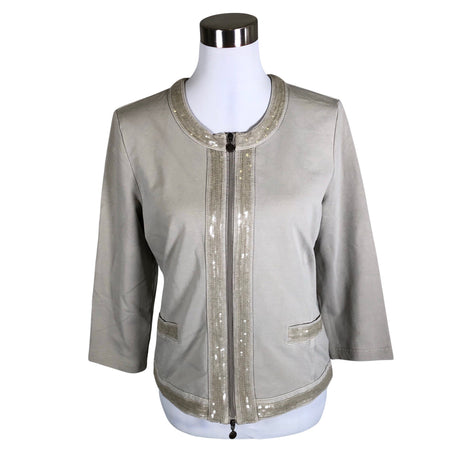 Unisex Gerry Weber - Sweat jacket, size 40 - Gray ()