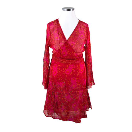 Unisex Gudrun Sjöden - Schiffon dress, size 48 - Red ()