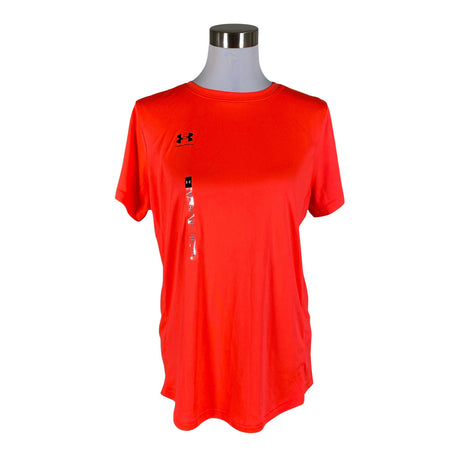 Unisex Under Armour - Sports shirt, short sleeve, size 40 - Red ()