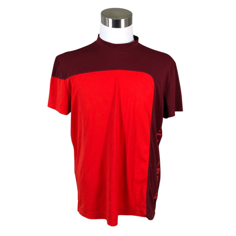 Unisex J.Lindeberg - Sports shirt, short sleeve, size L - Wine red ()