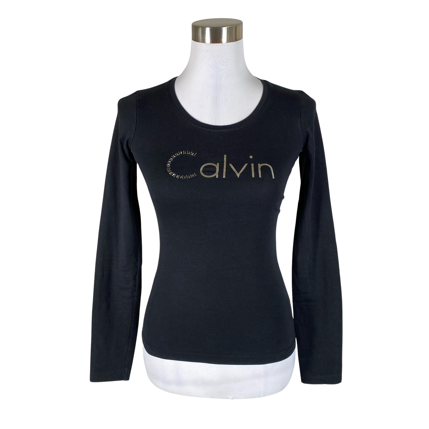 Unisex Calvin Klein Jeans - Tricot shirt, size 34 - Black (1)