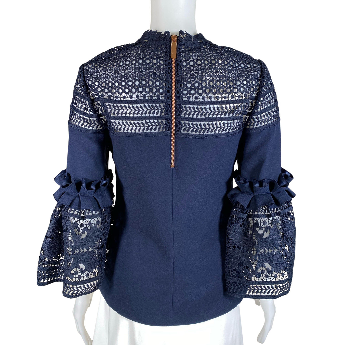 Unisex Ted Baker - Blouse, size 34 - Blue (2)