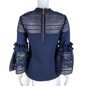 Unisex Ted Baker - Blouse, size 34 - Blue (2)
