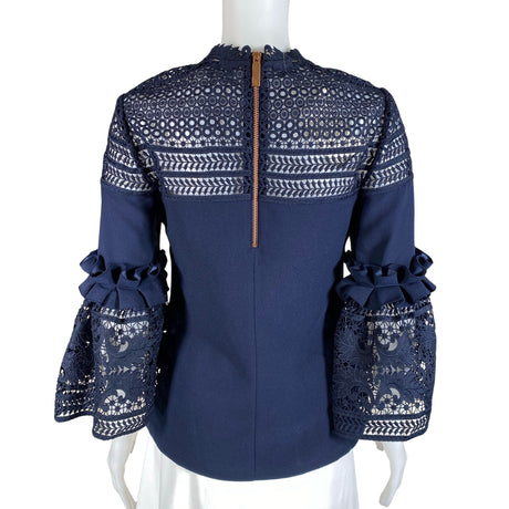 Unisex Ted Baker - Blouse, size 34 - Blue (2)