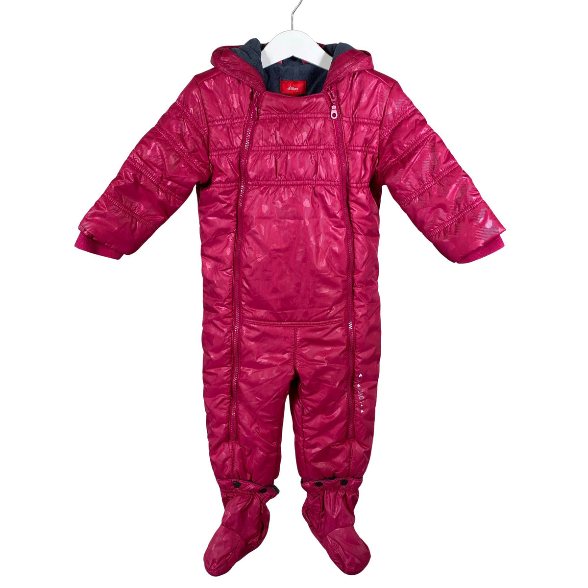 Unisex s.Oliver - Winter overall, size 74 - 80 - Pink (1)