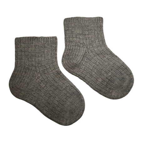 Unisex Handmade - Wool socks, size 39 - Gray ()