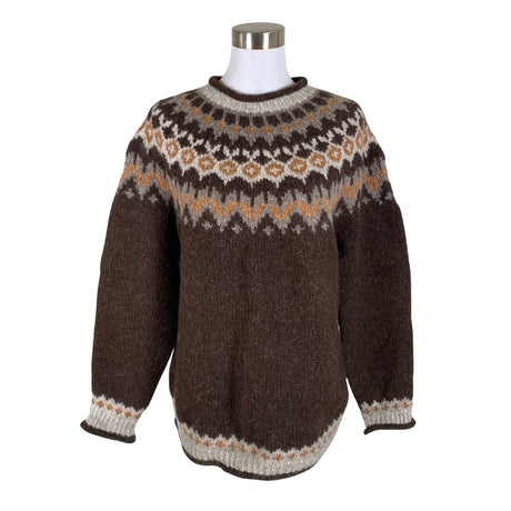 Unisex Handmade - Sweater, size 40 - Brown ()