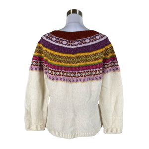 Unisex Handmade - Sweater, size 40 - Natural white (2)
