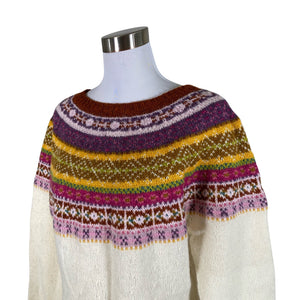 Unisex Handmade - Sweater, size 40 - Natural white (3)