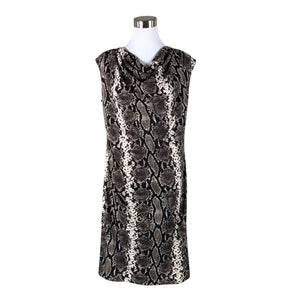 Unisex Jones New York - Tricot dress, size 40 - Brown (1)