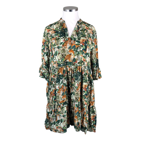 Unisex Metsola - Schiffon dress, size 44 - Green ()