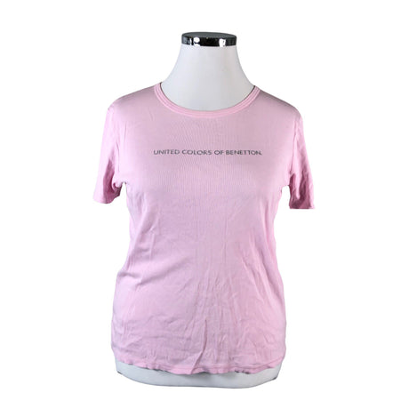 Unisex Benetton - T-shirt, size 44 - Light pink ()