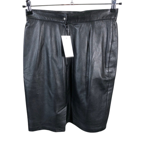 Unisex Menora - Leather skirt, size 38 - Black (2)