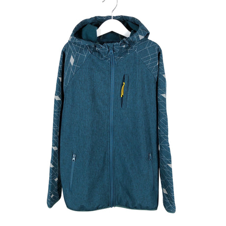 Unisex POMPdeLUX - Soft shell jacket, size 146 - 152 - Blue ()
