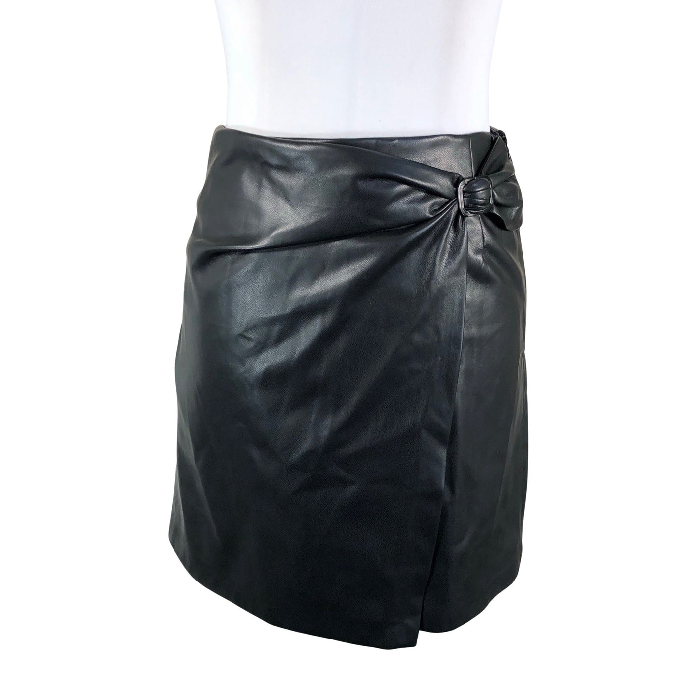 Unisex DKNY - Leather skirt, size 32 - Black (1)