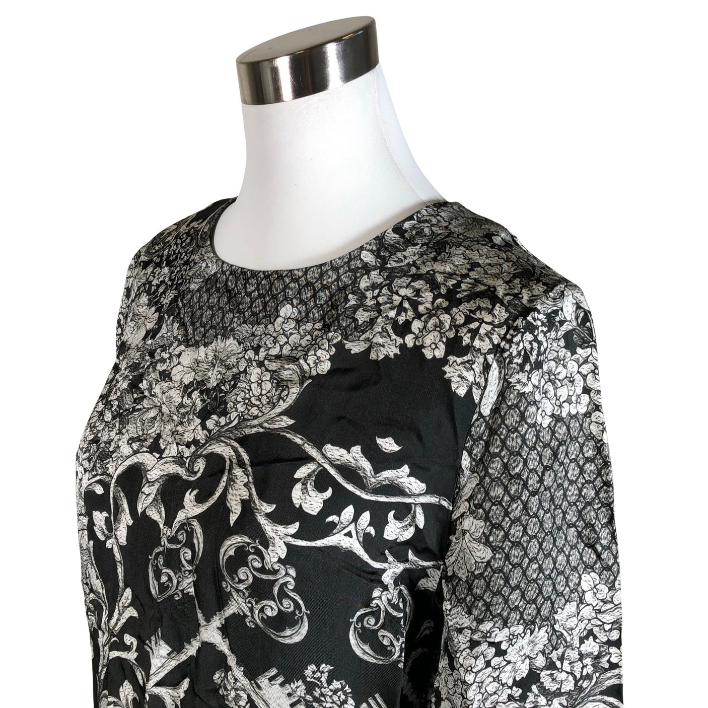 Unisex Andiata - Schiffon dress, size 38 - Black (3)