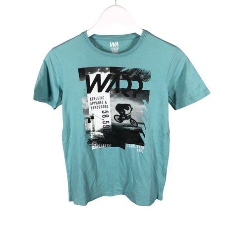 Unisex Warp - T-shirt, size 158 - 164 - Turquoise ()
