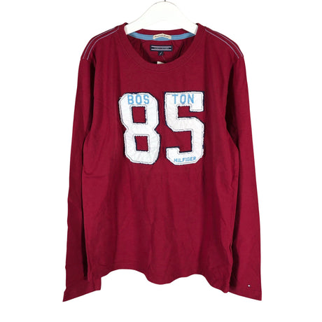 Unisex Tommy Hilfiger - Tricot shirt, size 146 - 152 - Wine red ()