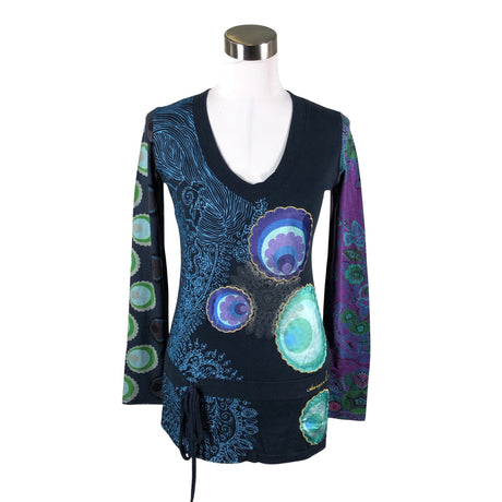 Unisex Desigual - Tricot tunic, size 40 - Blue ()