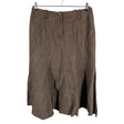 Unisex La Strada - Fabric skirt, size 42 - Brown ()