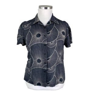 Unisex Marimekko - Short-sleeved blouse, size 42 - Gray (1)