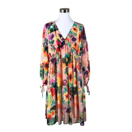 Unisex Esprit - Schiffon dress, size 40 - Light pink ()