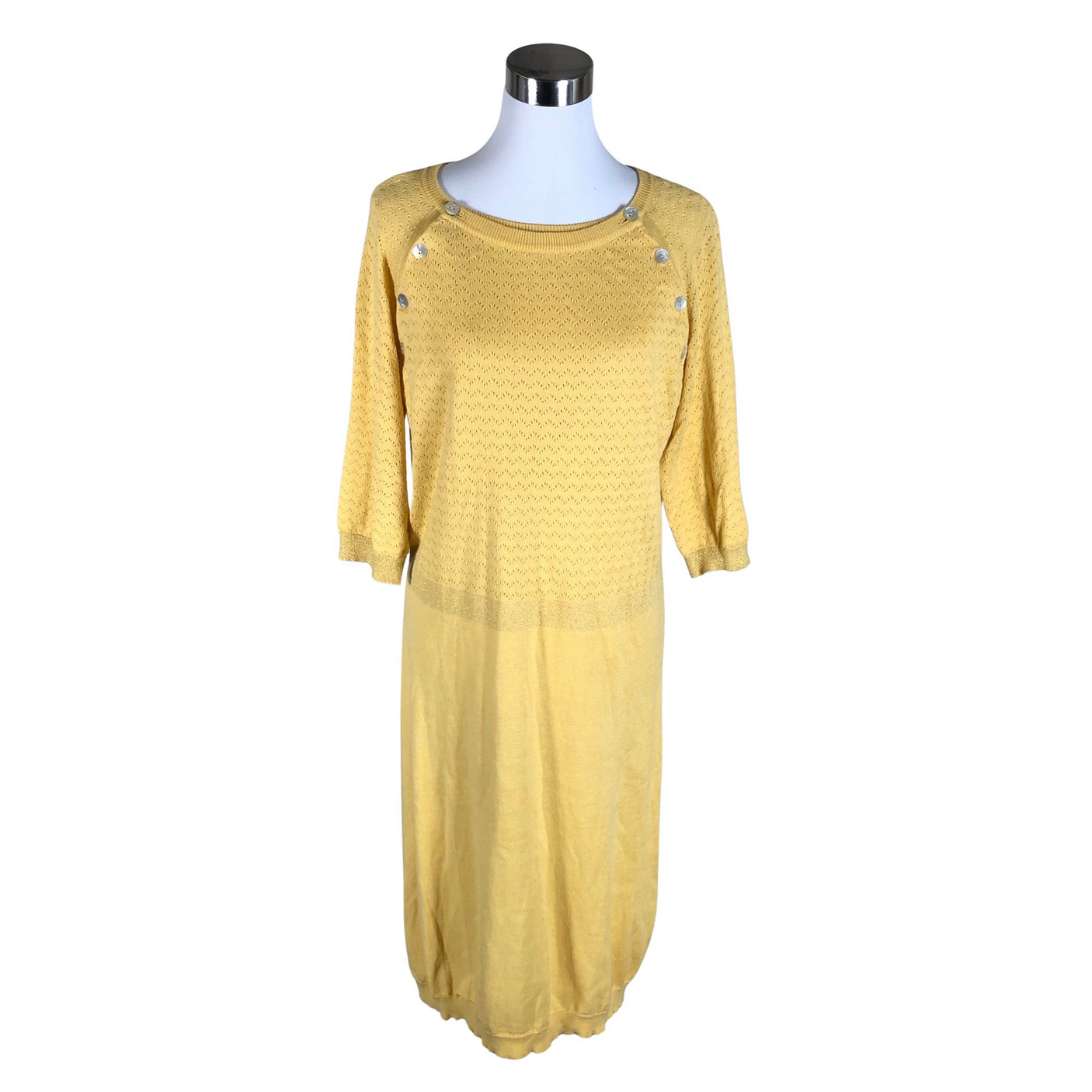 Unisex Milker - Knit dress, size 36 - Yellow (1)