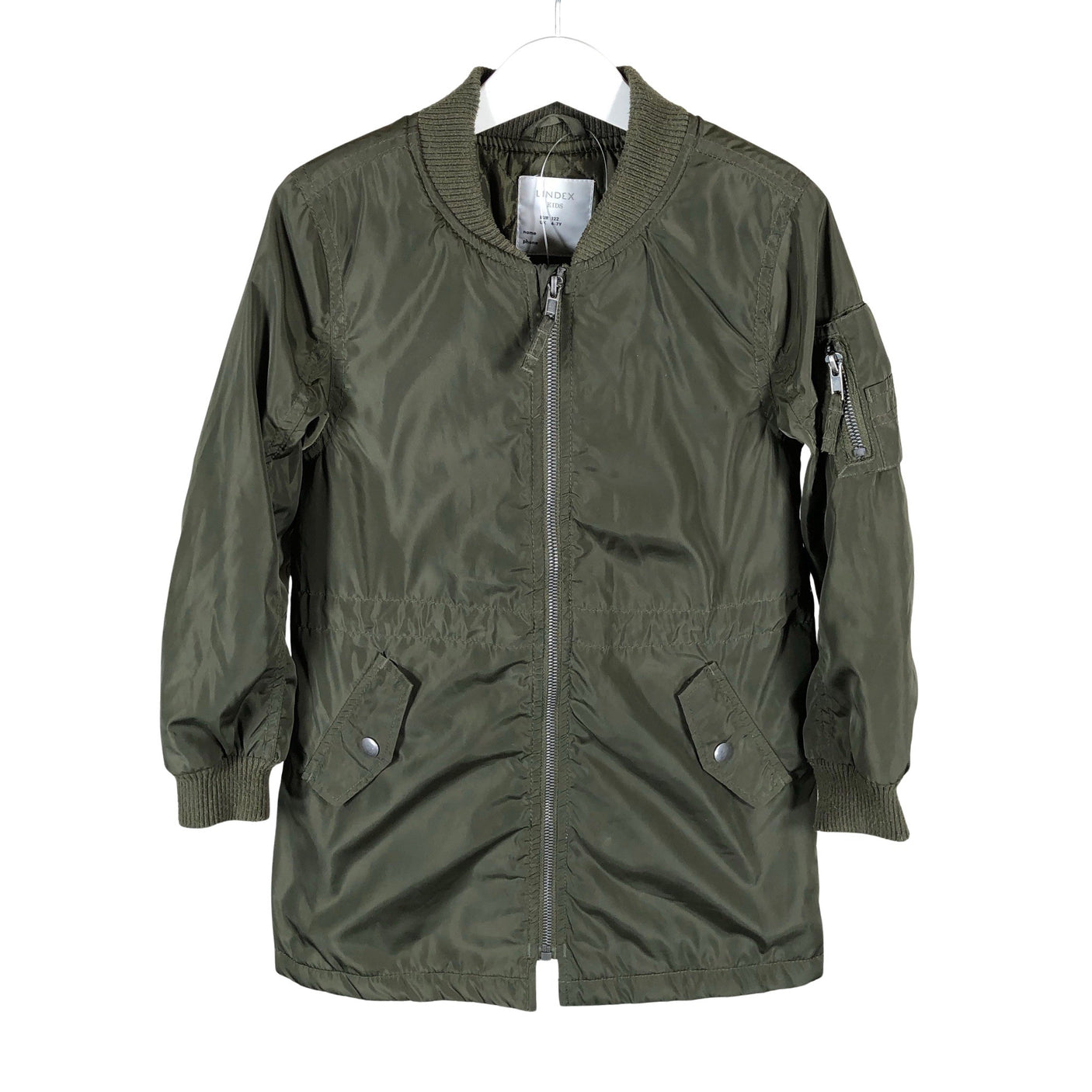 Unisex Lindex - Spring/Fall jacket, size 116 - 122 - Green (1)