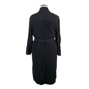 Unisex Baukjen - Schiffon dress, size 42 - Black (3)