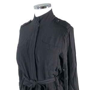 Unisex Baukjen - Schiffon dress, size 42 - Black (2)
