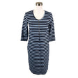 Unisex Mama Licious - Tricot dress, size 38 - Blue ()
