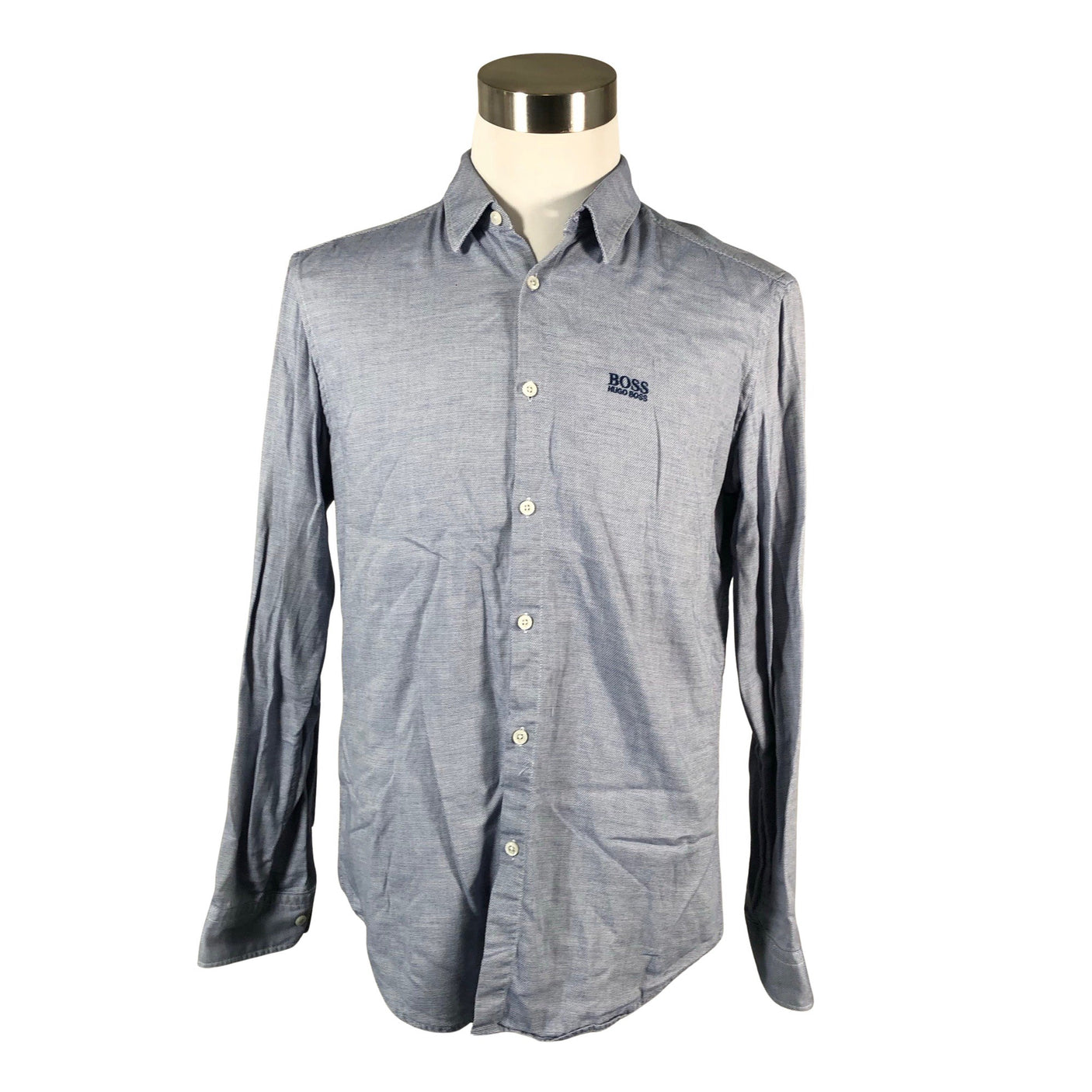 Unisex Hugo Boss - Collared shirt, size L - Light blue (1)