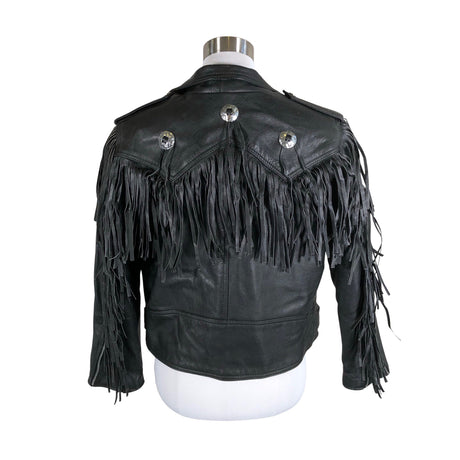 Unisex R&K of Sweden - Leather jacket, size 34 - Black (2)