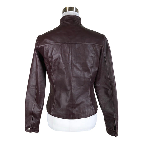 Unisex Stonefield - Leather jacket, size 38 - Violet (2)