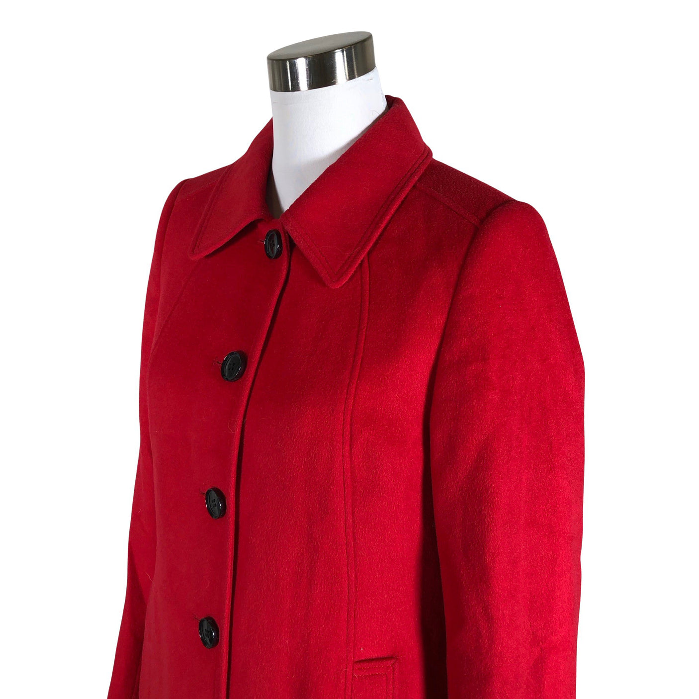 Unisex Jaeger - Wool coat, size 38 - Red (3)
