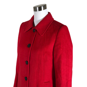 Unisex Jaeger - Wool coat, size 38 - Red (3)