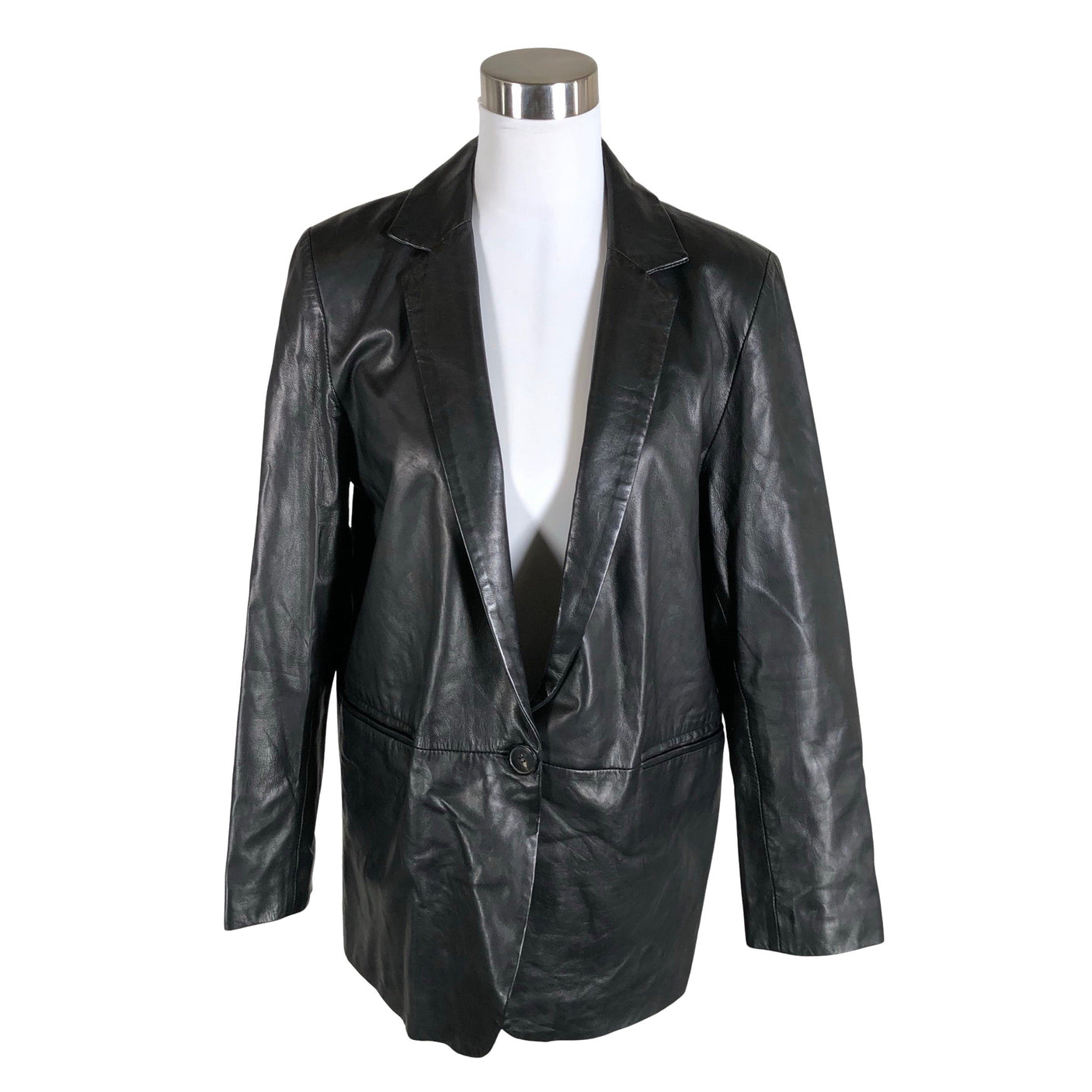 Unisex Edited - Leather jacket, size 38 - Black (1)