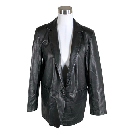 Unisex Edited - Leather jacket, size 38 - Black ()