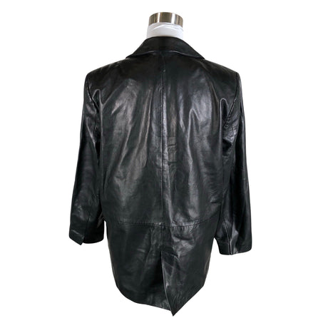Unisex Edited - Leather jacket, size 38 - Black (2)