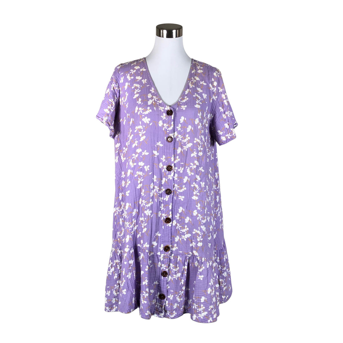 Unisex Kaiko - Tricot dress, size 38 - Violet (1)