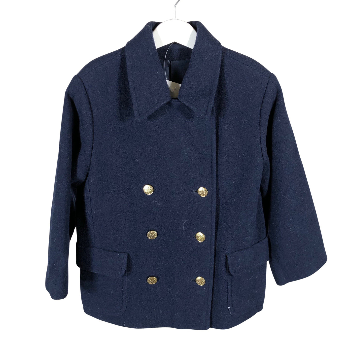 Unisex Marks&Spencer - Wool coat, size 110 - 116 - Blue (1)