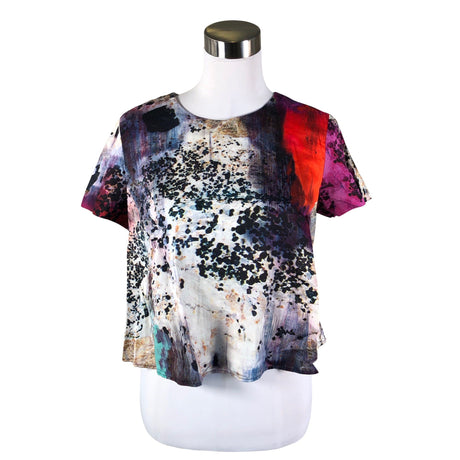 Unisex Marimekko - Short-sleeved blouse, size 38 - Violet ()