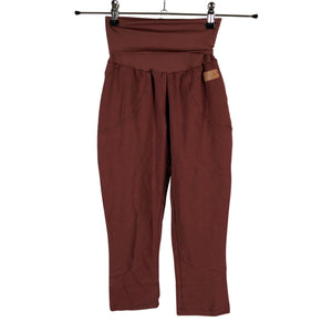 Unisex Beea - Tricot capri pants, size 36 - Brown (1)
