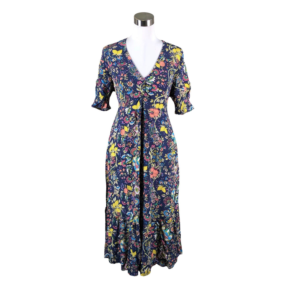 Unisex Boden - Schiffon dress, size 38 - Blue (1)