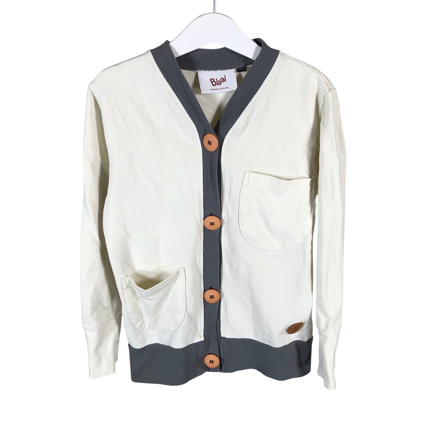 Unisex Blaa - Sweatshirt, size 122 - 128 - Natural white (1)